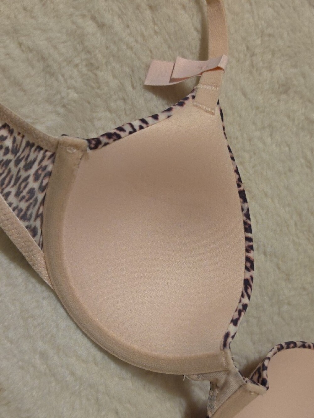 NWT Victoria's Secret Pink Leopard Print 32A Bra LIGHTLY LINED - Picture 11 of 14